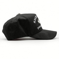 Casquette de baseball sport en daim chromé or rose de qualité supérieure, style vieilli, avec visière incurvée, nouvelle collection originale EL Barbas Hats
