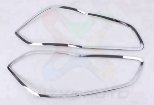 WZXDAUTO Car <b>Chrome</b> Cover Accessories High Quality <b>Chrome</b> Kit Handle Lamp Stickers Trim for 2013 - Product Image 5