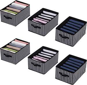 Cajas de Almacenamiento Plegables y Apilables para Armario, Organizador de Cajones, Cesta de Almacenamiento de Tela Personalizada para Escritorio - Product Image 1