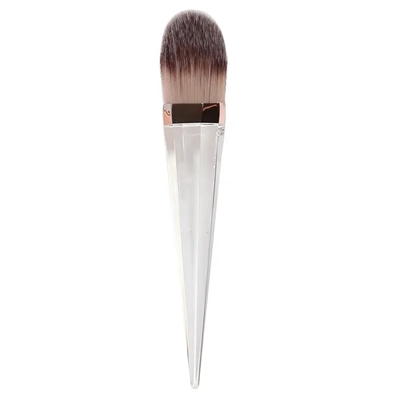 New Style Flat Liquid Foundation Makeup Brush with Taklon Synthetic Hair