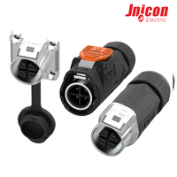 Connecteur industriel étanche à verrouillage rapide MJ20, prise mâle, pour système d'énergie solaire extérieur, câblage IP67