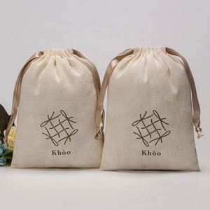 High Quality Custom Gift Bags Muslin Cotton <b>Drawstring</b> Christmas Wedding Candy Packaging <b>Pouch</b> - Product Image 2