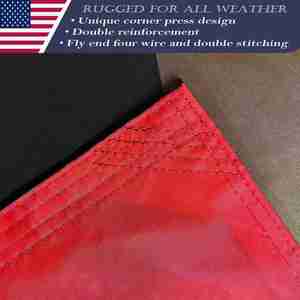 Drapeau arc-en-ciel de la fierté inclusive double face 3x5 fabriqué en Chine, résistant pour l'extérieur, en nylon 3 plis, certifié FMAA, drapeaux LGBTQ - Product Image 3