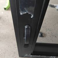 CHANGYI Diseño simple Doble acristalamiento Manual Estilo abierto Manivela Ventana Cadena Winder Awing Ventana para la cocina Venta caliente en Canadá