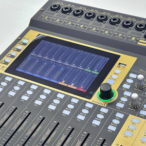 Bàn trộn âm thanh chuyên nghiệp <span class=keywords><strong>DJ</strong></span> tích hợp WIFI, 12 kênh, 16 hiệu ứng DSP, màn hình cảm ứng, giao diện âm thanh, dành cho phòng thu kỹ thuật số - Product Image 4