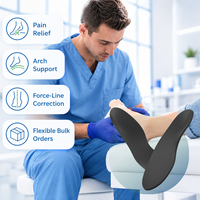 Semelles orthopédiques de soutien de la voûte plantaire, inserts amortissants pour soulager la douleur au pied, pour la marche quotidienne, la course et le travail
