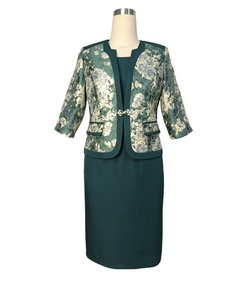 Vestido de Negocios de Dos Piezas para Mujer Geenlinm, Estilo Lápiz de Gasa, Cintura Natural, Formal de Oficina - Product Image 5