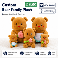 Vente en gros de peluches kawaii jouets en peluche petit ours en peluche poupée assise confortable et douce cadeau de festival pour un ami