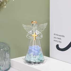 Cadeau commémoratif de la Rose éternelle de l'ange pour la perte d'un être cher et bien recevoir bientôt un cadeau de remerciement pour femmes - Product Image 4