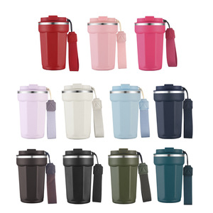 4th Generation Coffee Mug 304 Stainless Steel Insulated Tumbler With Lanyard Travel Use - Product Image 2
