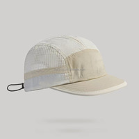 Casquette de baseball unisexe respirante, imperméable, en nylon, réglable, à séchage rapide, color-block, protection UV, best-seller transfrontalier