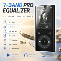 Lecteur MP3 5.3 avec écran TFT de 2,4 pouces, bouton tactile, en alliage de zinc, lecteur de musique portable, 2 emplacements pour cartes TF, haut-parleur intégré