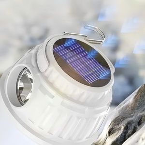 <span class=keywords><strong>Lampe</strong></span> de <span class=keywords><strong>camping</strong></span> solaire LED d'urgence pour l'extérieur avec batterie rechargeable TYPE-C, portable, double tête, indice de protection IP65 - Product Image 4