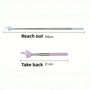 Custom LOGO Printing Metal Telescoping Teacher Pointer Stick for Classroom Mini Pointer Finger Stick Reading Aid Presentation - Product Image 2