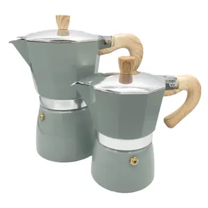 Kaffee und Tee Werkzeug 3cup 6 Tasse Aluminium Espresso Kaffee maschine Moka Kanne