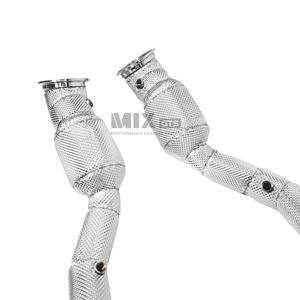 Convertidor Catalítico Deportivo de Alto Flujo para <span class=keywords><strong>Ferrari</strong></span> <span class=keywords><strong>FF</strong></span> F12 6.3V12 2012-<span class=keywords><strong>2017</strong></span>, Tubo de Escape Aislado de Acero Inoxidable, Mejora de Potencia - Product Image 3