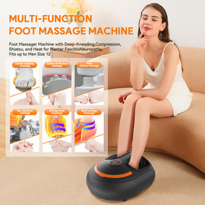 Foot Massager Shiatsu Full Coverage Foot And Leg Infrared Physiotherapy <b>Plug</b> In Touchscreen <b>Control</b> - Product Image 3