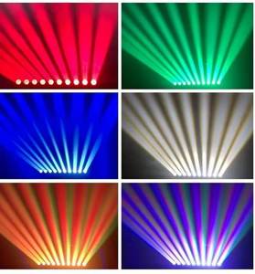 Barra de Luces LED de 10 Cabezas y 40W, Iluminación Lineal para Escenarios con Efectos de Haz, Color y Persecución para Espectáculos y Eventos - Product Image 5