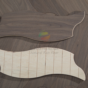 6 màu sắc tùy chọn chống biến dạng thiết kế 15 mét Thiết kế sàn gỗ E0 lớp sinh thái lá thiết kế màu đen óc chó nghệ thuật sàn gỗ sàn - Product Image 5