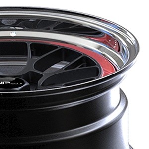 Jantes en alliage forgé en aluminium brossé en 2 parties pour <span class=keywords><strong>Mazda</strong></span> <span class=keywords><strong>MX5</strong></span> ND2 17 pouces, jantes de voiture 4x100, jantes de voiture pour passagers # JM7412 - Product Image 4