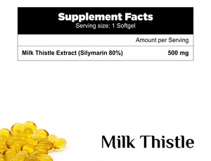 Vente directe d'usine supplément de soins de santé diététique de qualité supérieure chardon-Marie Softgels pour achat en gros - Product Image 2