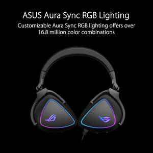 Casque de jeu ROG Delta S en gros avec haut-parleurs de 50 mm, USB-C, circum-auriculaire pour PC, Mac, Nintendo Switch, PS4, PS5 - Product Image 2