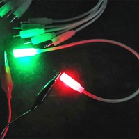Câble audio patch LED transparent TPE personnalisé en gros, 3,5 mm TS vers 3,5 mm Mono, pour synthétiseur modulaire Eurorack