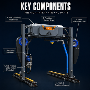 Macchina Automatica Elettrica per Lavaggio Auto ad Alta Pressione Senza Contatto Risense Hp-212 per Stazioni di Servizio - Product Image 5