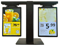 Système d'affichage numérique POS avec écran LCD holographique double face PM 10.1/14/15.6 pouces Full HD 1080P, refroidissement intégré, Wi-Fi intégré, publicité