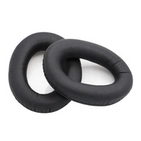 Coussinets d'oreille en éponge en cuir protéiné Offre Spéciale coussins oreillettes de remplacement pour casque d'aviation B ose X A10 A20 casque