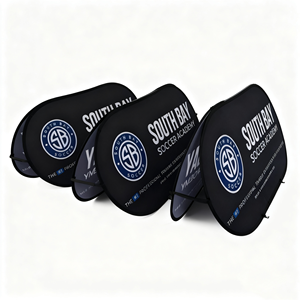 Banner <span class=keywords><strong>in</strong></span> PVC per <span class=keywords><strong>Pubblicità</strong></span> Esterna, Espositore Ovale Orizzontale Pop-up per Negozi, Supporto per Banner Personalizzato a Forma di A - Product Image 1