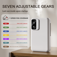 Diffuseur d'aromathérapie portable mural personnalisé de 50 ml avec lumière LED 1800 mAh