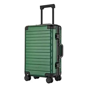 独特的万向轮铝制行李箱旅行包拉杆箱行李箱100% 铝材料携带行李箱