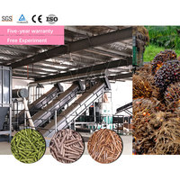 Ligne de production de granulés de biomasse WINWORK, machine de fabrication de granulés à partir de coques de palmiste, copeaux de bois et sciure de bois, fournisseur d'usine