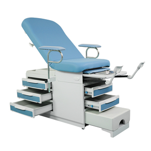 Mesa de Exploración Ginecológica con Cajones, Reposapiés y Recipiente para Residuos para Hospitales y Clínicas - Product Image 5