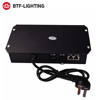 Controlador LED con Protocolo Artnet, Programable con Tarjeta SD, 8 Universos DMX, Pantalla de Proyección de Iluminación RGB RGBW Pixels H807SA