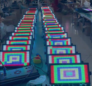 Prodotto di Punta: Luce Stroboscopica LED RGBW 4in1 con 120 Sezioni per DJ, Feste ed Eventi, con Controllo DMX512, Funzione Numeri e Lettere RDM - Product Image 5