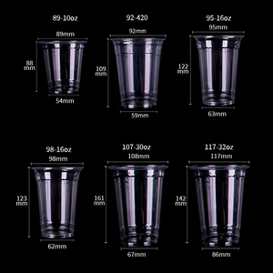 Gobelets en plastique PET transparents jetables pour boissons glacées, thé à bulles, café glacé, avec logo personnalisé imprimé en gros, 12, 16, 20, 24 oz - Product Image 6