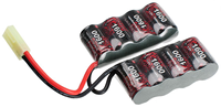 Batterie EP AA Ni-MH 1600mAh 9.6V 8S pour batterie au Lithium AK47 M4 Airsoft Gun 4s2p M6 Hpa