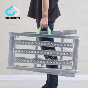 Складная рабочая платформа Cloud-party из высокопрочной стали, грузоподъемность 150 кг, штабелируемая, для шпатлевки, покраски и домашнего ремонта - Product Image 5