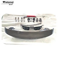 Alerón Estilo Turbo SD para Porsche 911 992.1 Carrera Turbo S Turbo 2018-2024, Kit de Conversión y Mejora