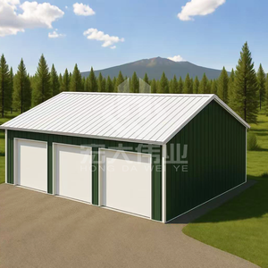 Garage préfabriqué 30x25, atelier, installation rapide, faible entretien, pour le stockage en DIY, services OEM ODM, ISO - Product Image 3