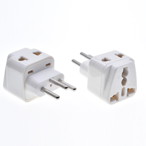 <strong>Universal</strong> Wall <strong>Plug</strong> Travel <strong>Adapter</strong> 10A 2 Outlets <strong>Plug</strong> with Socket Type-J Connector 110-250V Non-Grounding CE for - Product Image 4