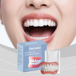 Prótesis Dentales Temporales de Silicona Premium, Juego Completo, Ajuste Perfecto y Seguro, Dientes Postizos para Dientes Rotos o Faltantes, Cuidado Bucal y Confianza - Product Image 1