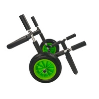 Aluminium pliable 2 planches Transport Stand up Paddle Board Trolley Carrier SUP Cart OEM Silver Anodisé