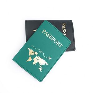 Funda de Cuero PU para Tarjetas, Porta Pasaportes de Viaje, Organizador de Documentos para la Familia - Product Image 3