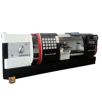 Torno CNC Industrial Horizontal de Alta Calidad y Gran Resistencia, Centro CNC Combinado de Fácil Operación, Torno CNC Automático para Metal CK61200 FANUC