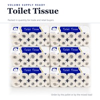 Papier toilette écologique en pâte de bois vierge, 3 plis, doux, jetable, avec un design simple