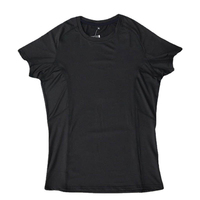 Nuevo mono de fitness para hombre, camiseta de manga de corte elástico de secado rápido, ropa de entrenamiento de alta elasticidad con cuello redondo, estilo Formal
