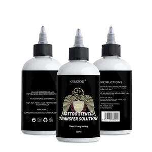 Lâu Dài Xăm Chuyển Stuff Stencil Chăm Sóc Tattoo Application Gel Giải Pháp Cho Sharp Dark & Sạch Stencils 4Oz